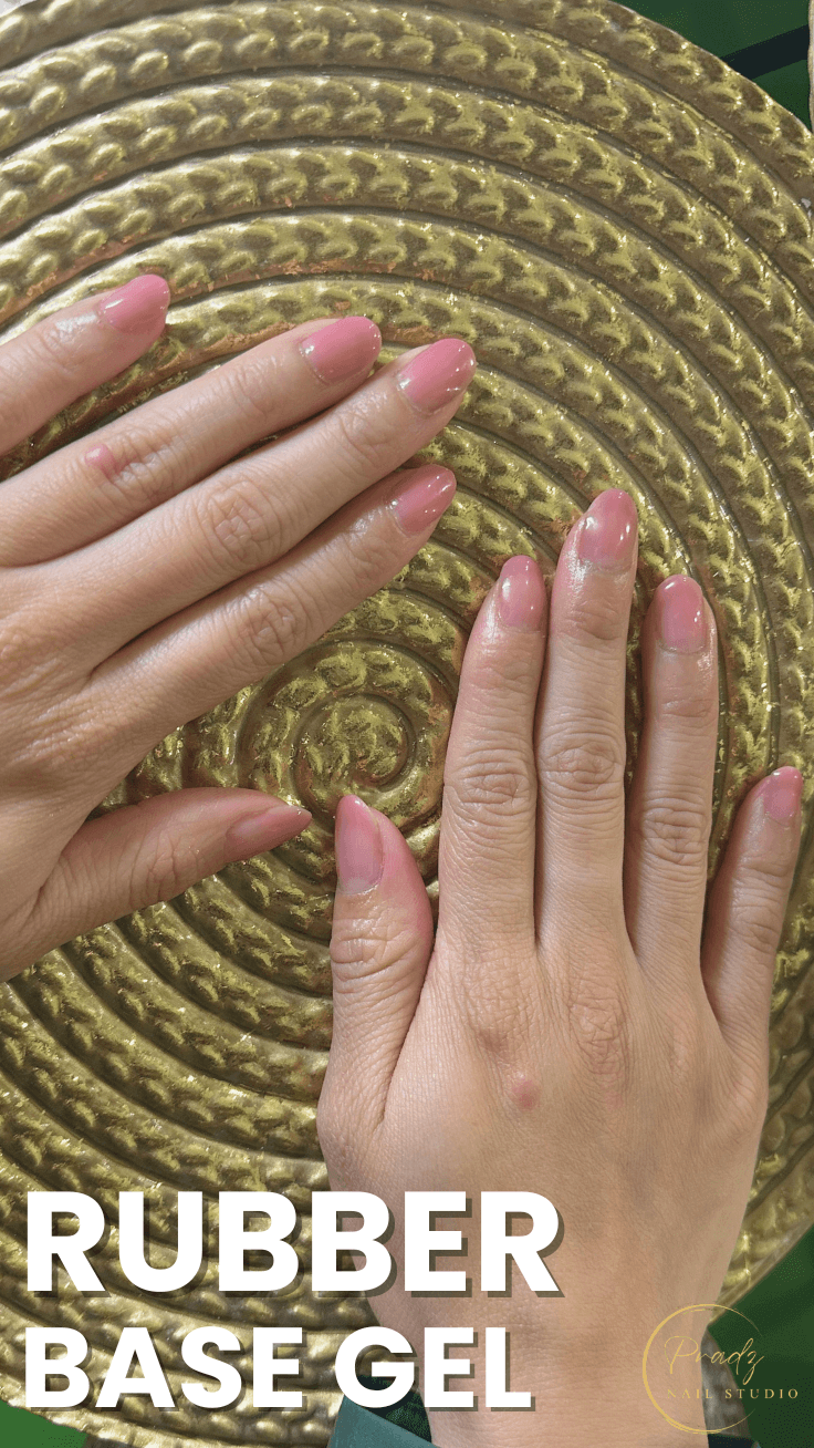 Rubber Base Gel by Pradz Nail Studio Auckland